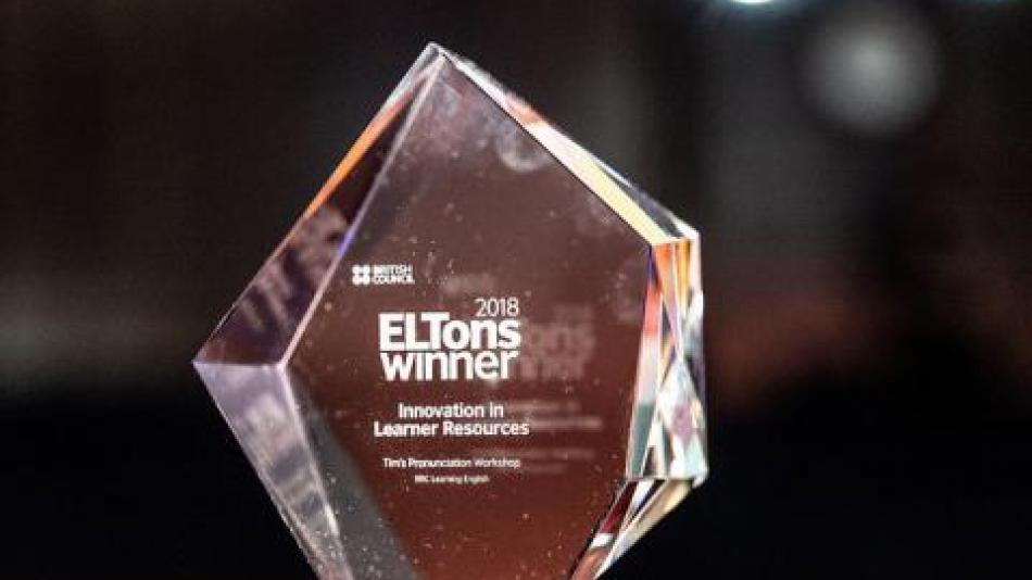 The ELTons 2018 award