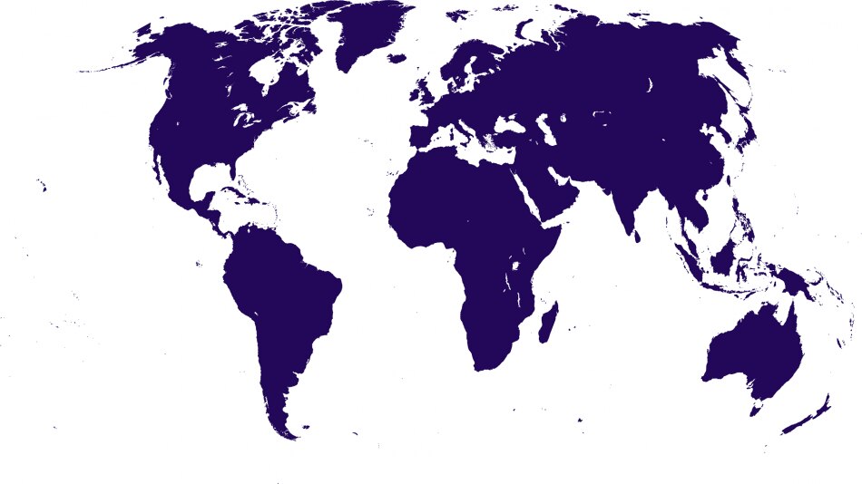 World map graphic